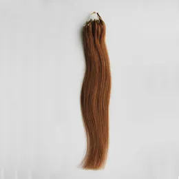 100% Human Hair 1g / Stand 100 sztuk 100% Ludzki Micro Bead Links Remy Hair Extensions