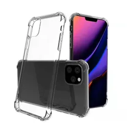 Super Anti-Knock Soft TPU прозрачный прозрачный корпус для прозрачного телефона защищает крышку Shockper Soft Case для iPhone 15 14 13 12 Pro Max 8 плюс Samsung S23 S22