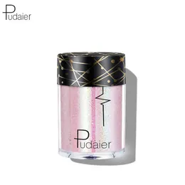 Pudaier 36 colori singoli Glitter Eye Shadow Diamond Lips Occhi sciolti Pigmento in polvere Cosmetici Make Up 3,5 g Ombretto lampeggiante