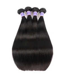 Dhgate Cuticle Aligned Virgin Human Hair Bundles 3 Bundles Double Weft Remy Human Hair Weave High Quality 100g/bundles 8-28inch DHL Free