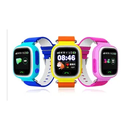 Q90 children phone watch color touch screen GPS positioning WIFI children smart watch Voice Chat Smartwatch Sports