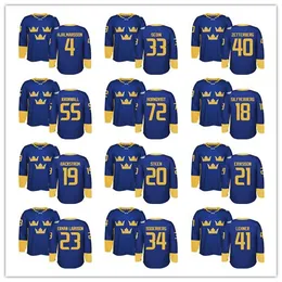 Sweden World Cup Hockey Jersey Polyester Breathable Quick Dry Mens Ice Hockey Jersey Soderberg Landeskog Backstrom Karlsson Steen Lundqvist 2024 From Gemma young 31.33 DHgate.Com