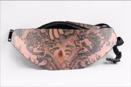 Designer-Popular Dad Bod Crossbody Waist Bags Universal Anti-thft Osynlig Ölfett Belly Pack Fanny Väskor Creative Belt Bag