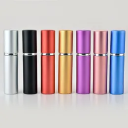 5ml Portable Mini Refillerbar Parfymflaska med Spray Doft Pump Tom Kosmetiska behållare Spray Atomizerflaska för resor YD0351