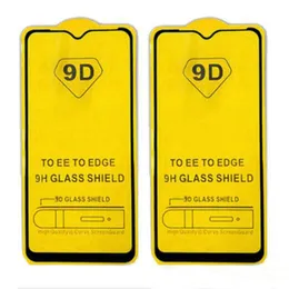 9D Full Cover Tempered Glass Screen Protector Film för Samsung S10 Not10 Lite A10 A20 A30 A40 A50 A60 A70 A80 A90 A10E A20E A20S A30S A40S