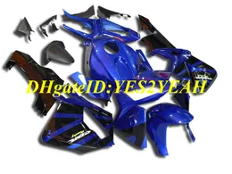 Motorcykel Fairing Kit för Honda CBR600RR 05 06 CBR 600RR CBR 600 RR F5 2005 2006 ABS Blue Black Fairings Set + Gifts HQ44