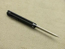 Шариковый подшипник Flipper складной нож D2 Tanto / Point Point Atin Finish Blade Black G10 Ручка EDC Карманные Подарочные ножи
