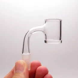 DHL entrega Acessórios de vidro Bong Quartz Banger com 25mm 2.5mm Grosso Banger Heady Prego Domeless Quartzo Trabalho Frio Boas Unhas Articulares