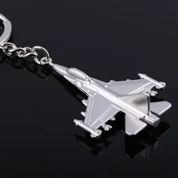 24 Pcs/Lot Battleplane F16 Key Chains Rings Holder For Car Keyrings Keychains For Man Women Bulk Wholesale Free Drop Shipping