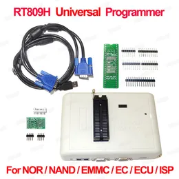 Freeshipping 2018 الأصلي جديد RT809H EMMC-Nand فلاش سريع للغاية مبرمج عالمي مع الكابلات EMMC-Nand نوعية جيدة شحن مجاني