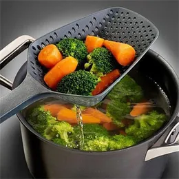 Vegetais Cozinha Acessório produtos Filtro colher de drenagem Colander Pá vazamento de água Cozinhar ferramenta criativa cozinha de casa Gadget