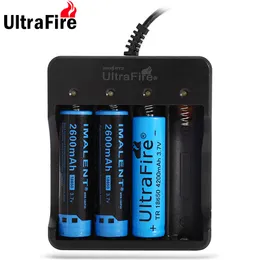 UltraFire HD - 077B 18650 배터리 4- 슬롯 충전기 AC 100-240V 미국 규정