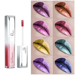 Pudaier Lip Gloss 18 Kolory Lip Tint Cosmetic Pigment Glaze Glitter Wodoodporna Długotrwała Lipstick Nude Makeup