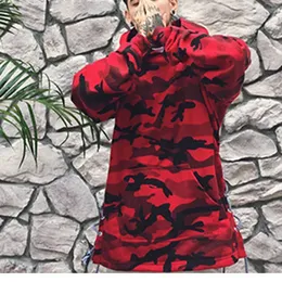 Fashion- Blue Camouflage Hoodie Men Fashion Hip Hop Sweatshirts Brand Orignal Design Casual Turn-down Collar Pullover for Me Autumn