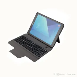 2020 Nytt Trådlöst Bluetooth-tangentbordsväska med stativhållare för Samsung-fliken S3 9.7 T820 / T825 Skyddsväska