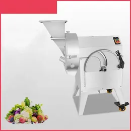 Kommersiella automatiska grönsaker Cutter Multifunktion Cutting Machine Electric Vegetable Slicer 220V 1500W