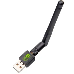 100 stücke Kostenloser Stick 150Mbps USB Wireless Adapter Netzwerk Karte Desktop Laptop Wifi Empfänger Externe AP Block Antenne 802,11 b/G/N