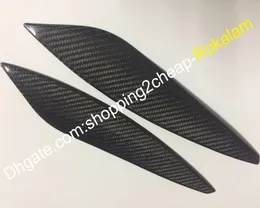 Carbon Fiber Tank Side täcker paneler Fairing för Yamaha YZF600 YZF R6 2003 2004 2005 YZF-R6 03 04 05 YZFR6 motorcykel del