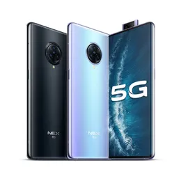 Vivo Original Nex 3s 5G Mobile 8 GB RAM 256 GB ROM Snapdragon 865 Octa Core 64MP AR OTG NFC 4500MAH Android 6.89 "Amoled Vollbildmaterial Fingerprint ID Smart Cell