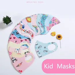 Designer Cartoon Lavabile Bambini Maschera per la bocca Maschera per bambini Maschere antipolvere per ragazze PM2.5 Maschere per la bocca per ambienti esterni Respiratore facciale