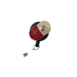 Rhinestone Retractable Key Ring With Mask Cute Nurse Medical Doctor Badge  Holder And Alligator Clip Name Badge Reel From Fashion882, $28.26