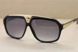 Wholesale- fashion evidence sunglasses men women brand designer retro vintage sun glasses shiny gold frame with Retail box and cases
