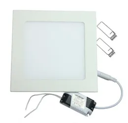 25W Square LED Panel Ljus Inbyggd Kök Badrum Taklampa AC85-265V LED Downlight Varm Vit / Kall Vit Gratis frakt