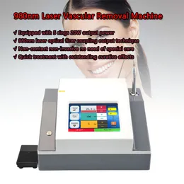 Kostenloser Versand tragbare Blutgefäßentfernung 980 nm Diodenlaser-Gefäßentfernungsmaschine CE-geprüfte Schönheit für den Heimgebrauch