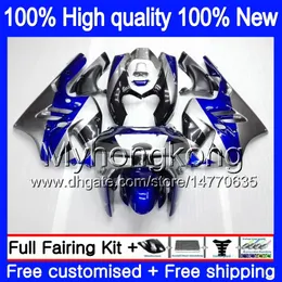 Body For KAWASAKI ZX900 900 CC 9 R 94 97 1994 1995 1996 1997 221MY.9 ZX 900 ZX 9R 900CC ZX-9R ZX9R 94 95 96 97 Fairings Blue silver