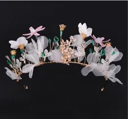 New Korean flower headband crown Children's show dress accessories