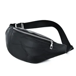NEW Waist Bags Women Men Fanny Pack Female Male Belt Bag Solid Color PU Chest Bag Chest Phone Pouch275P