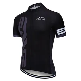 Bisiklet Jersey Pro Takım DNA Mens Yaz Hızlı Kuru Spor Üniforma Dağ Bisikleti Gömlek Bisiklet Üstleri Yarış Giyim Açık Spor Y21042317