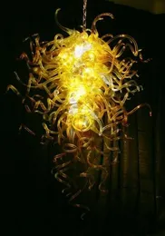 Mouth Blown Pendant Lamps Murano Style Glass Dale Chihuly Art Antique Crystal Chandelier