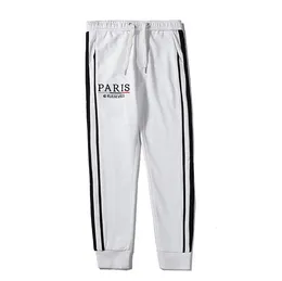 Pantaloni da jogging di lusso da uomo Pantaloni sportivi con coulisse di marca Pantaloni da jogging firmati a strisce laterali di alta moda nero bianco colori284K
