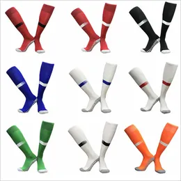 Futebol meias toalha inferior meias respirável Anti-derrapante Sweat Knee High Socks longo tubo Meias Casual Athletic Tornozeleira Calcetines B6464