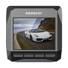 PAPAGO D1 1440P Автомобильный DVR 2.0 "ЖК-экран автомобиль Dash Cam с 145 градусов широкоугольный угол обнаружения движения ночного видения в режиме автомобиля видео рекордер - BLAC