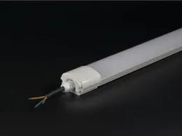 Gratis frakt LED-rör 5 års garanti lager Vattentät rörlampa IP65 LED TRI-PROOF LIGHT 1200mm 1500mm LED TRI-bevis