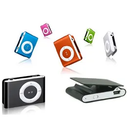 Mini USB Metal Clip Music MP3 Player LCD-skärm med FM-stöd 32GB Micro SD TF-kortplats