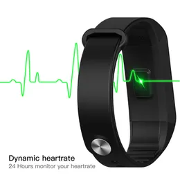 W6S Smart Armband Blodtryck Hjärtfrekvens Monitor Sport Tracker Smart Armbandsur Vattentät Bluetooth Smart Watch för Android iPhone