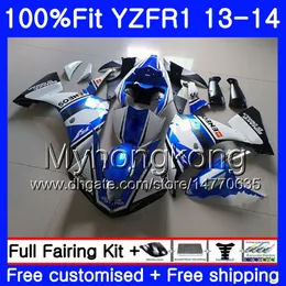 Injection Body For YAMAHA light blue YZF 1000 YZF R 1 YZFR1 2013 2014 242HM.4 blue new YZF-1000 YZF R1 YZF1000 YZF-R1 13 14 Full Fairing Kit