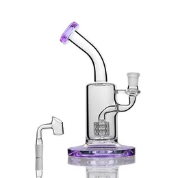 Tjockt glas vatten bong fågelbur perc vattenpipa röker glas rör bubblare oljerigor cigarett tillbehör dab bongs