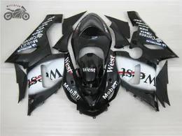 Gratis Anpassad Motorcykel Fairing Kit för Kawasaki Ninja ZX6R 636 2005 2006 05 06 ZX 6R Aftermarket Body Fairings Set Parts