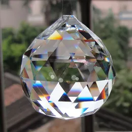 Neue wunderbare hängende klare Kristallkugel Kugel Prisma Anhänger Spacer Perlen für Zuhause Hochzeit Glas Lampe Kronleuchter Dekoration