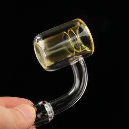 Hookah Thermal Banger Dab Nail yellow Double Walls Bucket with 10mm 14mm 18mm Male Female Clear Joint Smoking Accessories