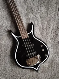 4 Strängs Gene Simmons Bass Black Electric Bass Guitar Factory Outlet