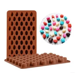 New Arrival High Quality Silicone 55 Cavity Mini Coffee Beans Chocolate Mold Mould Cake Decor