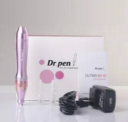 Bästa Derma Pen Microneedling Pen Derma Roller Uppladdningsbar Derma Microneedle Dr. Pen med 102 st Nålpatroner för ärravlägsnande