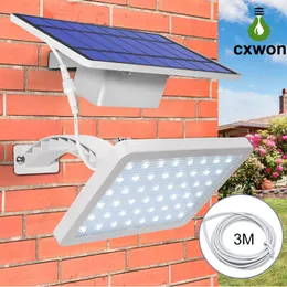 Newest Solar LED Outdoor Light 48leds IP65 Garden Lamp 800lm Dusk to Dawn Street Lights Integrate or Split Installation