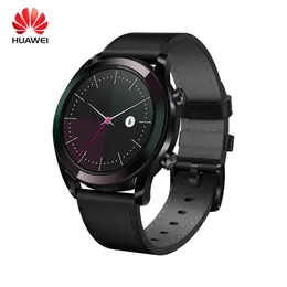 Original Huawei Watch GT Smart Watch Support GPS NFC Heart Rate Monitor Vattentät Armbandsur 1.2 "Amoled armbandsur för Android iPhone