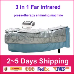 Multi function Air Wave Pressure Far Infrared Heat Pressotherapy Slimming Weight Loss Machine With Ems Electrostimulation